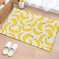 thumbnail image 1 of Rectangle Area Rug 2x3ft, Retro Yellow Banana Non-Shedding Washable Area Rug, Farm Fruit on Linen Non Slip Low-Profile Rugs for Living Room, Bedroom Dining Room, 1 of 9