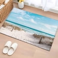 thumbnail image 1 of Rectangle Area Rug 2x3ft, Summer Nautical Beach Sea Blue Sky Non-Slip Non-Shedding Floor Mat, Coastal Seascape Theme Washable Sturdy Carpet for Living Room Bedroom Home Decor, 1 of 9