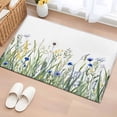 thumbnail image 1 of Rectangle Area Rug 2x3ft,Watercolor Country Grass Leaf Washable Carpet Non-Slip Runner Accent Rugs Indoor Floor Mat for Bedroom Living Room Decor,Pastoral Botanical, 1 of 9