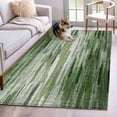 thumbnail image 1 of Rectangle Area Rug 4x6ft, Abstract Minimalist Green Texture Non-Shedding Washable Area Rug, Farmhouse Gradient Art Non Slip Low-Profile Rugs for Living Room, Bedroom Dining Room, 1 of 9