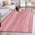 thumbnail image 1 of Rectangle Area Rugs 2.7 x 5 Ft, Pink Non-Slip Residential Carpet, Vintage Modern Abstract Art Ombre Indoor Crawling Mats Runner Rugs for Living Room/Dining Room/Bedroom, 1 of 8