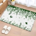 thumbnail image 1 of Rectangle Area Rugs 2 x 3 Ft, Green Spring Botanical Non-Slip Residential Carpet, Weeping Eucalyptus Butterfly Indoor Crawling Mats Runner Rugs for Living Room/Dining Room/Bedroom, 1 of 8