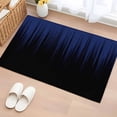 thumbnail image 1 of Rectangle Area Rugs 2 x 3 Ft, Navy Blue Black Ombre Non-Slip Residential Carpet, Modern Abstract Striped Gradient Indoor Crawling Mats Runner Rugs for Living Room/Dining Room/Bedroom, 1 of 9
