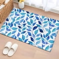thumbnail image 1 of Rectangle Area Rugs 2 x 3 Ft, Spring Leaves Non-Slip Residential Carpet, Blue Plants Country Botanical Leaf Indoor Crawling Mats Runner Rugs for Living Room/Dining Room/Bedroom, 1 of 8