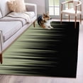 thumbnail image 1 of Rectangle Area Rugs 4 x 6 Ft, Sage Green Black Ombre Non-Slip Residential Carpet, Modern Abstract Striped Gradient Indoor Crawling Mats Runner Rugs for Living Room/Dining Room/Bedroom, 1 of 9