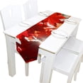 thumbnail image 1 of Rectangle Autumnal Red Leaves of Maple Printed Table Runner 13x90in for Wedding Birthday Holiday, 1 of 5