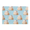 thumbnail image 1 of Rectangle Bath Rugs Plush Bathroom Carpet Mat Non Slip Bathroom Mats Cute Capybara with Santa Hat, 1 of 5