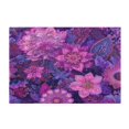 thumbnail image 1 of Rectangle Bath Rugs Plush Bathroom Carpet Mat Non Slip Bathroom Mats Lavender Bohemian Pattern, 1 of 5