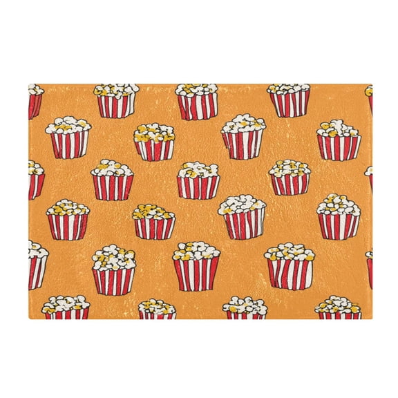 Rectangle Bath Rugs Plush Bathroom Carpet Mat Non Slip Bathroom Mats Popcorn Pattern