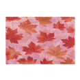 thumbnail image 1 of Rectangle Bath Rugs Plush Bathroom Carpet Mat Non Slip Bathroom Mats Red Maple Leaf Pattern, 1 of 5