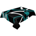 thumbnail image 1 of Rectangle Black And White Table Cloth Waterproof Dining Tablecloth for Table Kitchen Decorative Coffee Cuisine Party Table Cover, 1 of 7