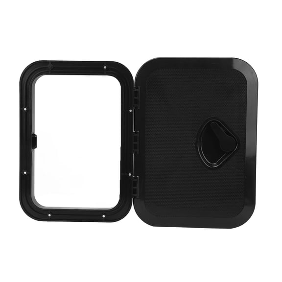Rectangle Boat Hatch Marine Boat Deck Hatch Black Rectangle Boat Deck Hatch Lids for Marine Yacht ,Ease Of Installation