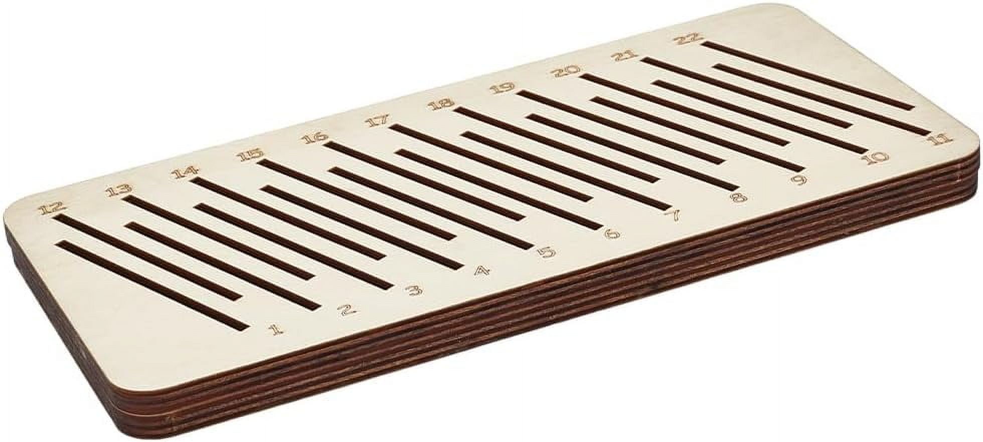 Rectangle Bobbin Rack Embroidery Floss with 22 Positions Wooden Floss ...