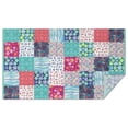 thumbnail image 1 of Rectangle Boho Patchwork Waterproof Tablecloth 60×102 Inch,Bohemian Style Stitching Colorful Floral Vintage Reusable Indoor/Outdoor Durable Table Cover for Party Kitchen Dinner Room Decor, 1 of 6