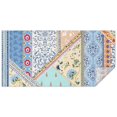 thumbnail image 1 of Rectangle Boho Patchwork Waterproof Tablecloth 60×120 Inch,Bohemian Style Stitching Colorful Floral Vintage Reusable Indoor/Outdoor Durable Table Cover for Party Kitchen Dinner Room Decor, 1 of 6