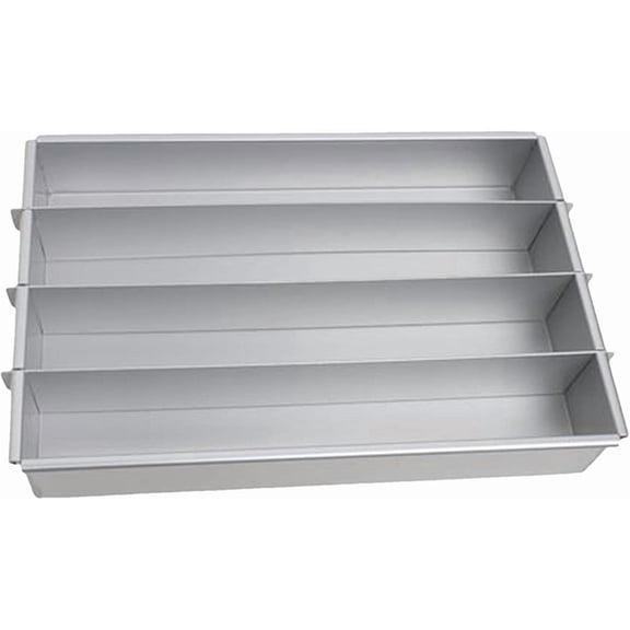 Rectangle Cake Pan, Adjustable Battenberg Cake Mold Square, Multi-Function Cake Mold Baking Pans, Tool With Dividers, Aluminum Cake Pans For Making Brownies, Biteand And Cake