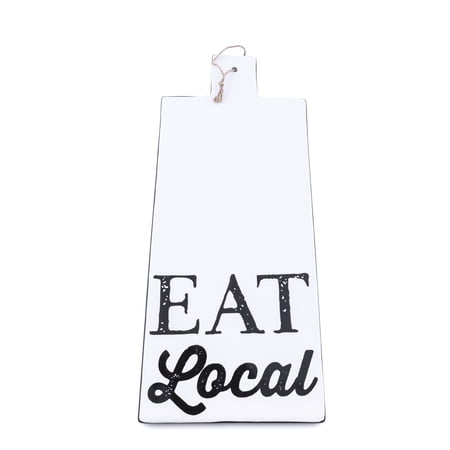 Rectangle Ceramic Eat Local Serve Board