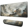 thumbnail image 1 of Rectangle Chinese Ink Painting Mouse Mat, Landscape Ink Painting Large Non-Slip Rubber Gaming Mouse Pad with Stitched Edges, Office Mouse Pad for Women Men Kids, 31.5x11.8in, 1 of 7