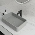 Rectangle Concrete Vessel Bathroom Sink Handmade Concreto Stone Basin