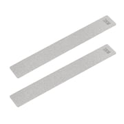 Rectangle Diamond Sharpening Stones 5.9x0.8" 180Grit 2Pcs, Hard Knife Diamond Knife Sharpener Plate Polishing Stones Professional Sharpen Tool for Kitchen