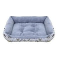 thumbnail image 1 of Rectangle Dog Bed Washable, Fluffy Sherpa Pet Bed with Anti- Bottom for Indoor Cats and Small Medium Dogs, Super Comfortable Anti-Anxiety Cuddler Sleeping Bed, 1 of 6