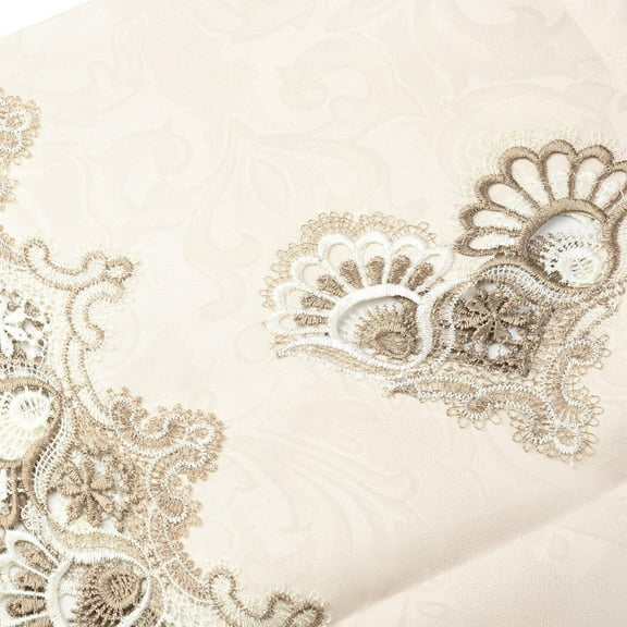 Rectangle Embroidered Tablecloth for Western Tea Table, 50x100cm