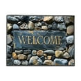 thumbnail image 1 of Rectangle Entrance Door Mat, Entry Way Doormat Front Door Rugs Outdoors Heavy Duty Welcome Mat, Non Slip Low Profile for Garage (Large), 1 of 6