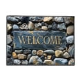 thumbnail image 1 of Rectangle Entrance Door Mat, Entry Way Doormat Front Door Rugs Outdoors Heavy Duty Welcome Mat, Non Slip Low Profile for Garage (Medium), 1 of 6