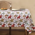 thumbnail image 1 of Rectangle Fall Tablecloth 60x84 inch Maple Leaves- Washable Wrinkle Resistant Thanksgiving Tablecloth for Fall/Harvest Dinner Party, Banquet, Dining Table Holiday Table Cover, 1 of 6