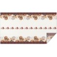 thumbnail image 1 of Rectangle Fall Tablecloth, Pumpkin Table Cloth and Maple Leaves Table Cover for Fall Picnic, Family Gatherings and Thanksgiving Party, Thanksgiving Decorations Pumpkin and Turkey, 60" x 102", 1 of 1