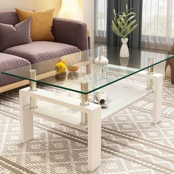 Rectangle Form - Robust Iron Support - Living Room Display - Organized Storage