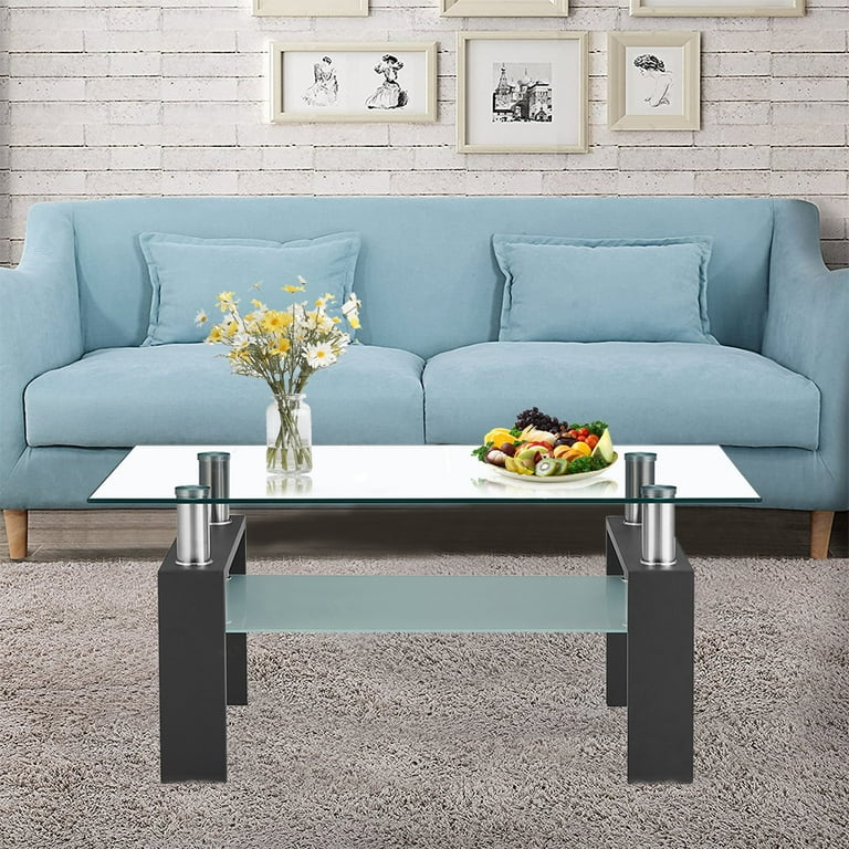 Glass top sale teapoy online