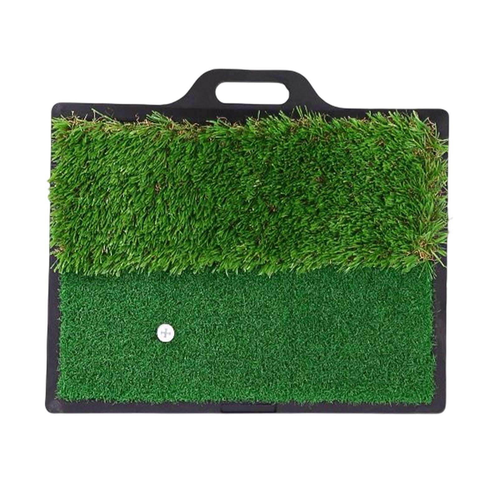 Hit Mat Pad Rectangle Golf Hitting Pad Training Mat for Office Backyard Outdoor ...