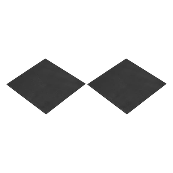 Rectangle Graphite Block Disk Ingot High Purity Graphite Electrode Plate Sheet 100x100x1mm for Melting Casting Electrolysis, Pack of 2