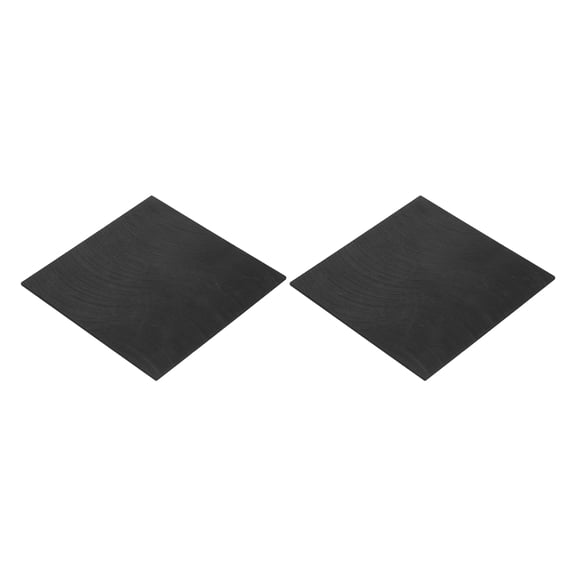 Rectangle Graphite Block Disk Ingot High Purity Graphite Electrode Plate Sheet 100x100x2mm for Melting Casting Electrolysis, Pack of 2