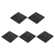 Rectangle Graphite Block Disk Ingot High Purity Graphite Electrode Plate Sheet 100x100x4mm for Melting Casting Electrolysis, Pack of 5