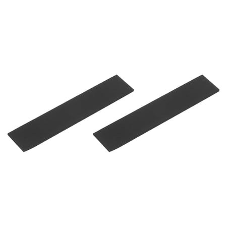 Rectangle Graphite Block Disk Ingot High Purity Graphite Electrode Plate Sheet 100x20x2mm for Melting Casting Electrolysis, Pack of 2