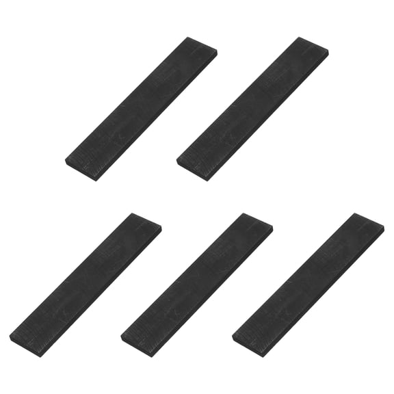 Rectangle Graphite Block Disk Ingot High Purity Graphite Electrode Plate Sheet 100x20x4mm for Melting Casting Electrolysis, Pack of 5
