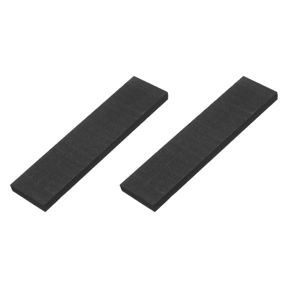 Rectangle Graphite Block Disk Ingot High Purity Graphite Electrode Plate Sheet 100x25x5mm for Melting Casting Electrolysis, Pack of 2