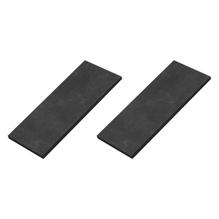 Rectangle Graphite Block Disk Ingot High Purity Graphite Electrode Plate Sheet 100x40x4mm for Melting Casting Electrolysis, Pack of 2