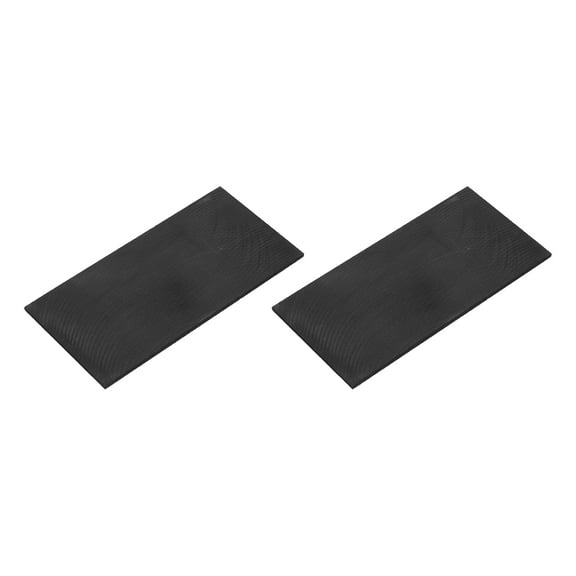 Rectangle Graphite Block Disk Ingot High Purity Graphite Electrode Plate Sheet 100x50x2mm for Melting Casting Electrolysis, Pack of 2