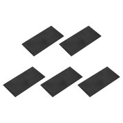 Rectangle Graphite Block Disk Ingot High Purity Graphite Electrode Plate Sheet 100x50x2mm for Melting Casting Electrolysis, Pack of 5