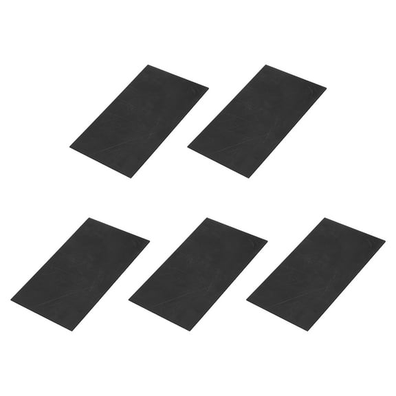 Rectangle Graphite Block Disk Ingot High Purity Graphite Electrode Plate Sheet 100x60x1mm for Melting Casting Electrolysis, Pack of 5