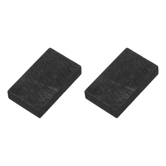 Rectangle Graphite Block Disk Ingot High Purity Graphite Electrode Plate Sheet 25x15x5mm for Melting Casting Electrolysis, Pack of 2