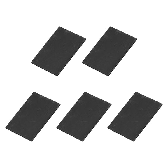 Rectangle Graphite Block Disk Ingot High Purity Graphite Electrode Plate Sheet 30x20x1mm for Melting Casting Electrolysis, Pack of 5