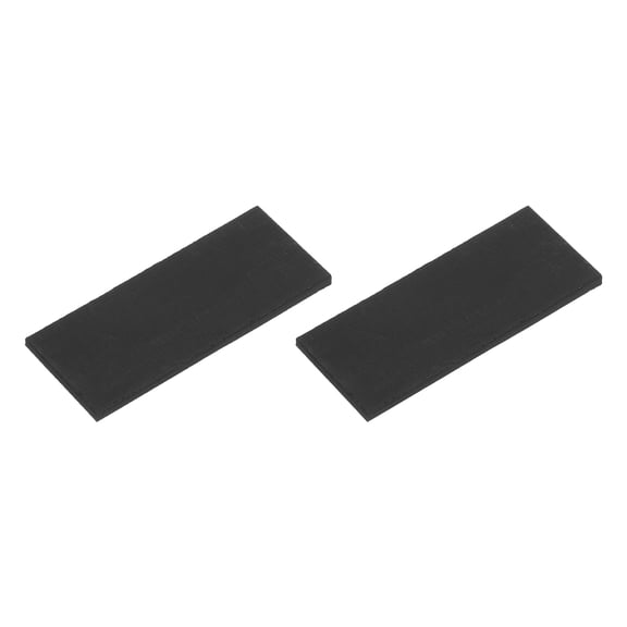 Rectangle Graphite Block Disk Ingot High Purity Graphite Electrode Plate Sheet 50x20x2mm for Melting Casting Electrolysis, Pack of 2