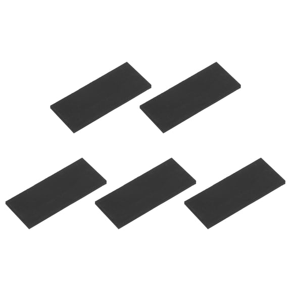 Rectangle Graphite Block Disk Ingot High Purity Graphite Electrode Plate Sheet 50x20x2mm for Melting Casting Electrolysis, Pack of 5