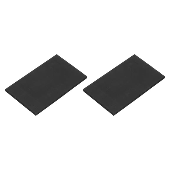 Rectangle Graphite Block Disk Ingot High Purity Graphite Electrode Plate Sheet 50x30x2mm for Melting Casting Electrolysis, Pack of 2