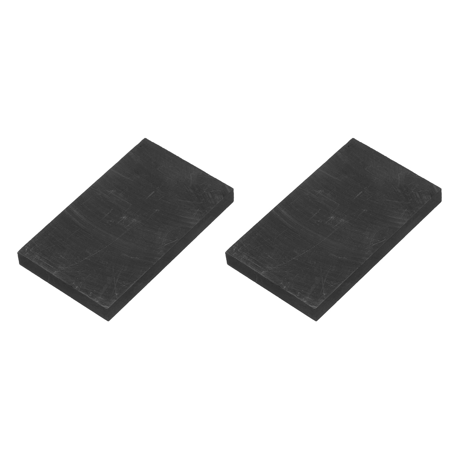 Sourcing Map Plaque Graphite Rectangle 100x40x5mm - Lot De 2 Pour Fusion, Coulée Et Électrolyse