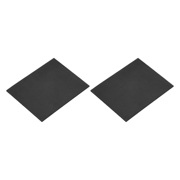 Rectangle Graphite Block Disk Ingot High Purity Graphite Electrode Plate Sheet 50x40x1mm for Melting Casting Electrolysis, Pack of 2